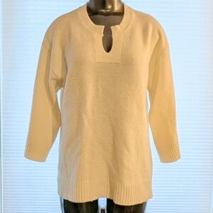 Bianco & Blu Women Wool Cashmere Blend Sweater Size Large